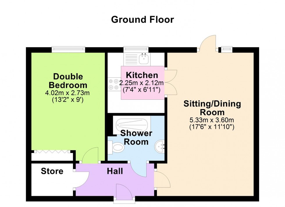 Floorplan for Greendale Court, Bedale
