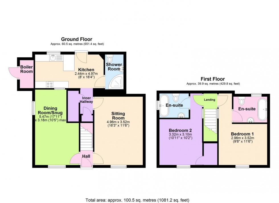 Floorplan for Snape, Bedale