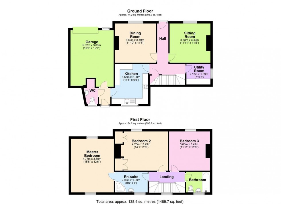 Floorplan for Bedale Road, Aiskew, Bedale