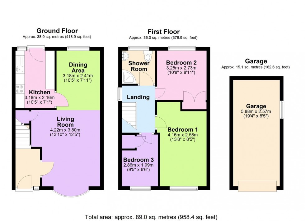 Floorplan for Ings View, Aiskew