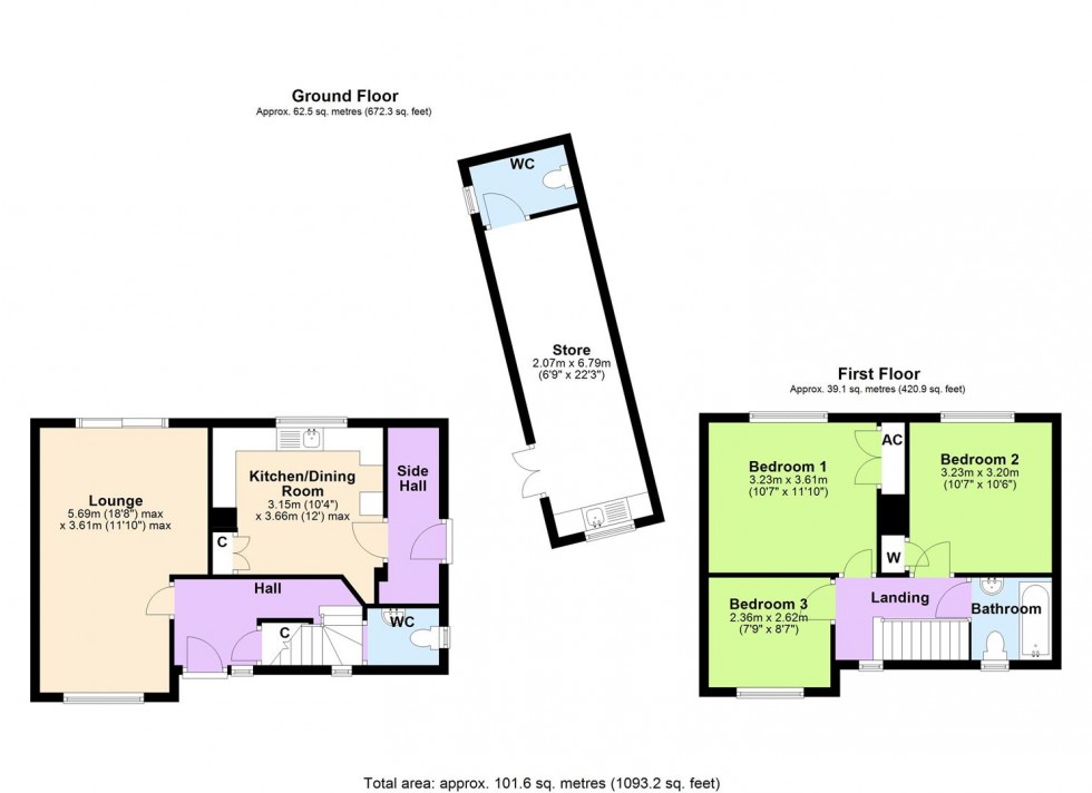 Floorplan for Maythorne, Leyburn