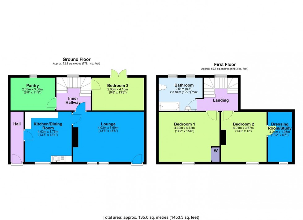 Floorplan for Angram Farmhouse, Angram, Upper Swaledale