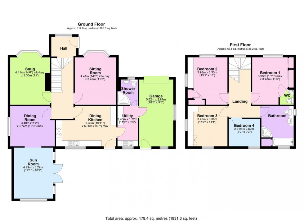 Floorplan for Masham Road, Bedale