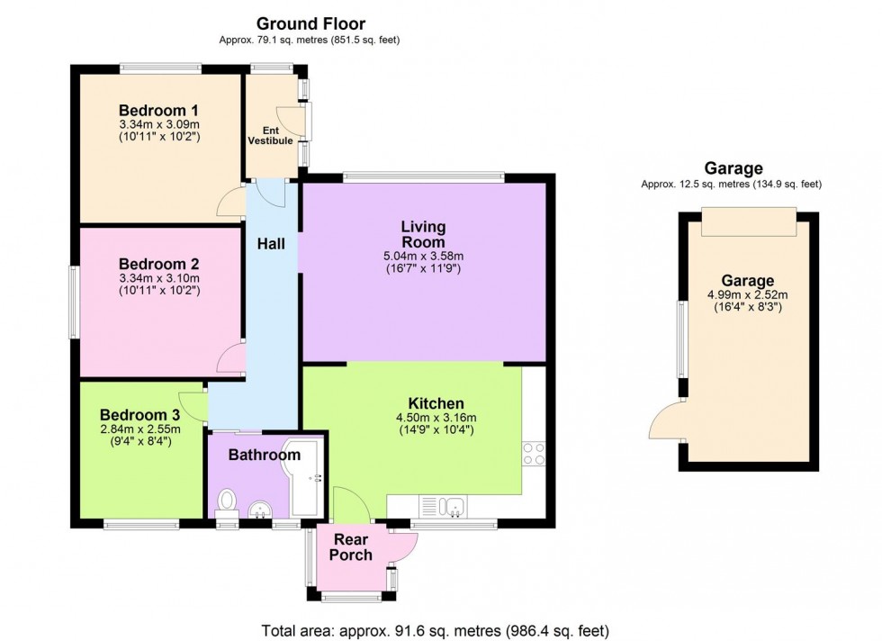 Floorplan for Harkness Drive, Leeming Bar