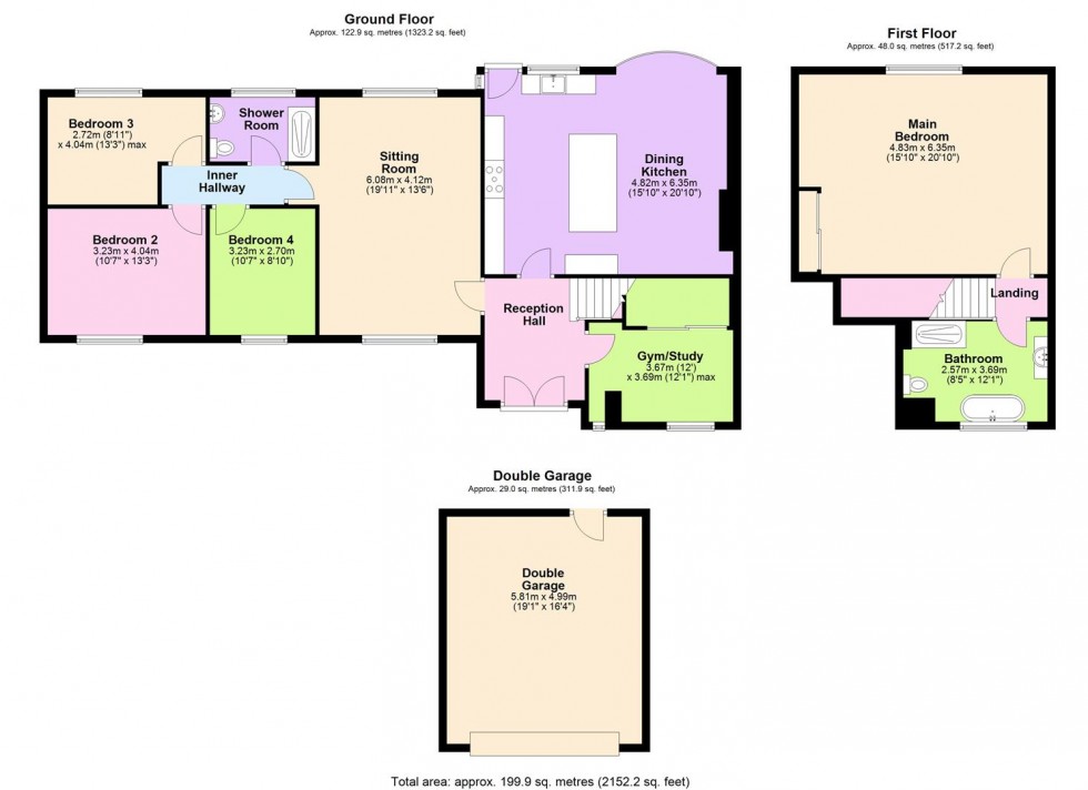 Floorplan for The Old Grammar School, Wycar, Bedale