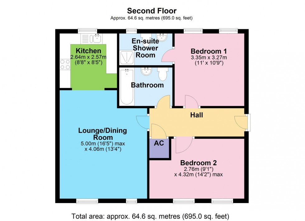 Floorplan for 18 Horseshoe Close, Catterick Garrison