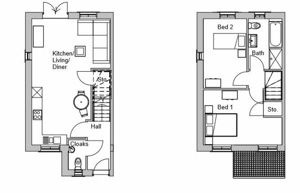 Floorplan for Sussex Street, Bedale