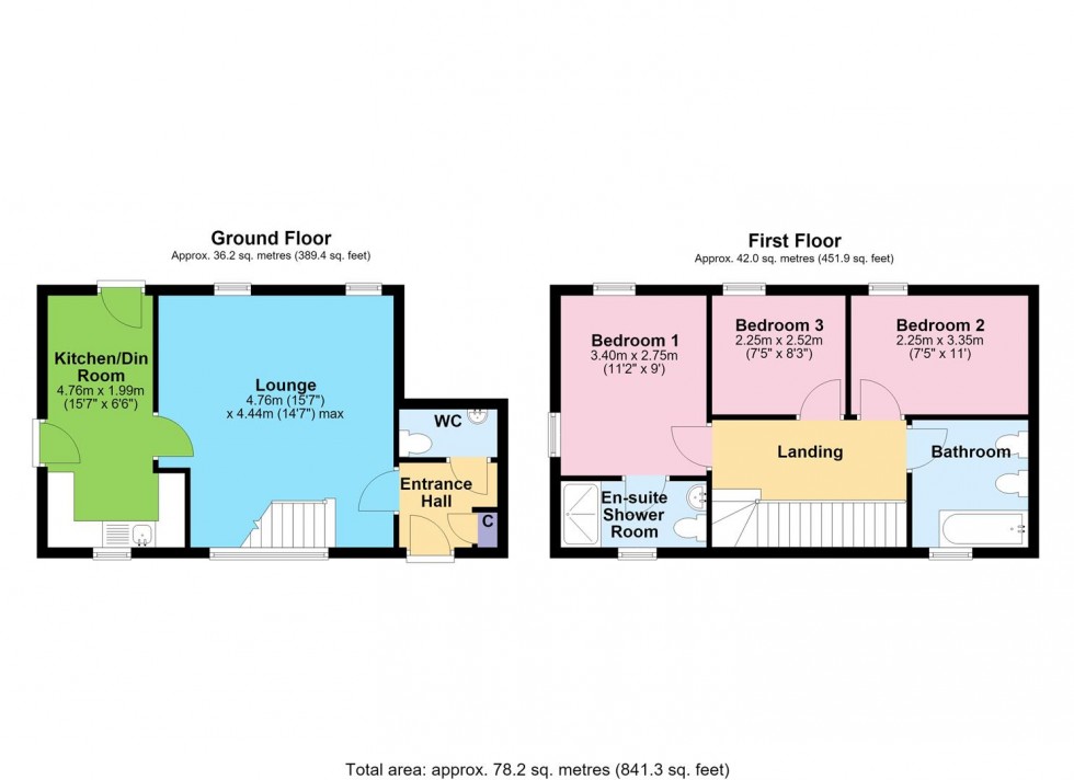 Floorplan for The Sheep Fold, Nr Hardraw, Upper Wensleydale
