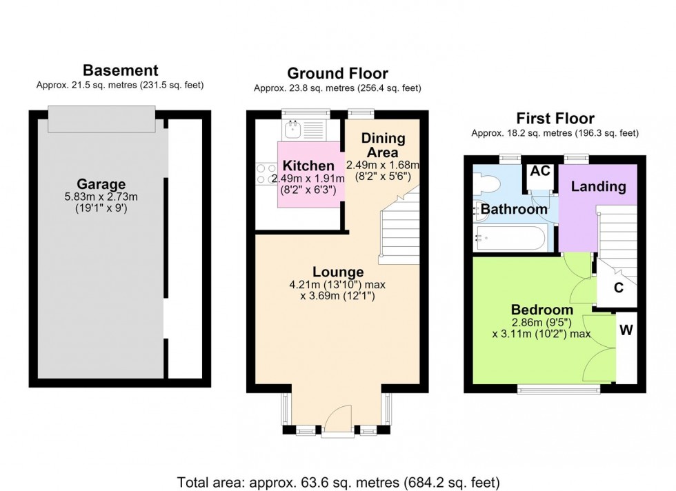 Floorplan for Orchard Mews, Scotton, Catterick Garrison