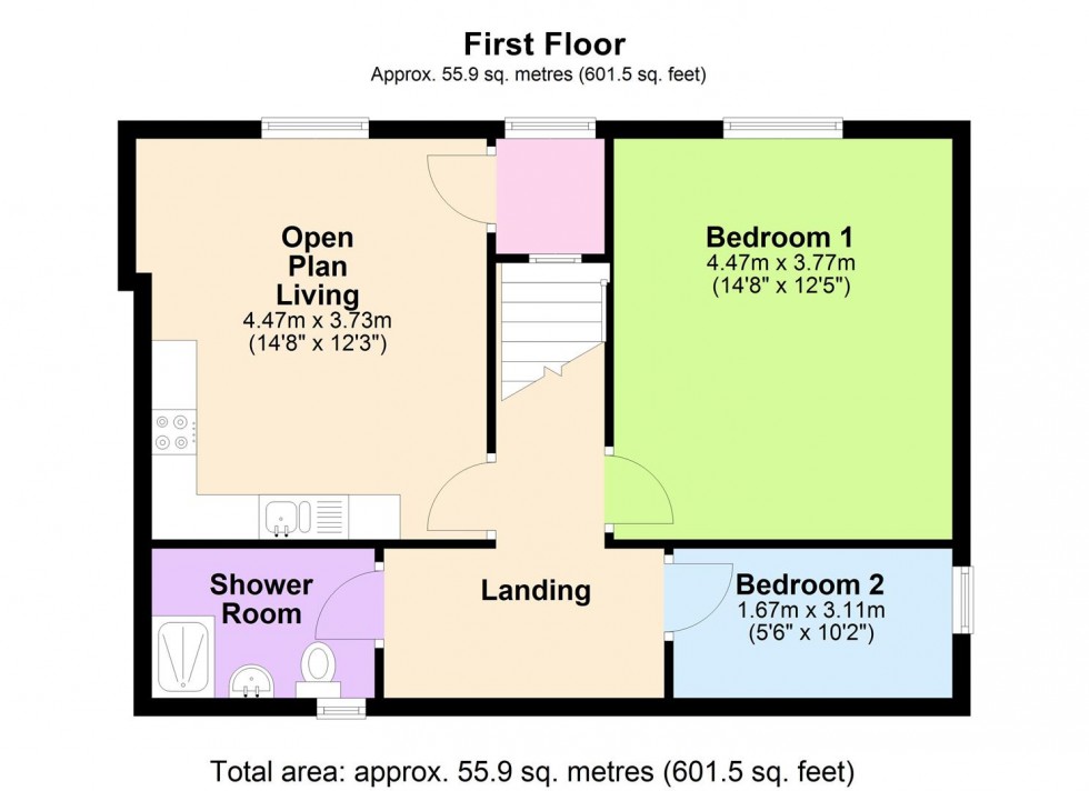 Floorplan for Market Place, Masham, Ripon