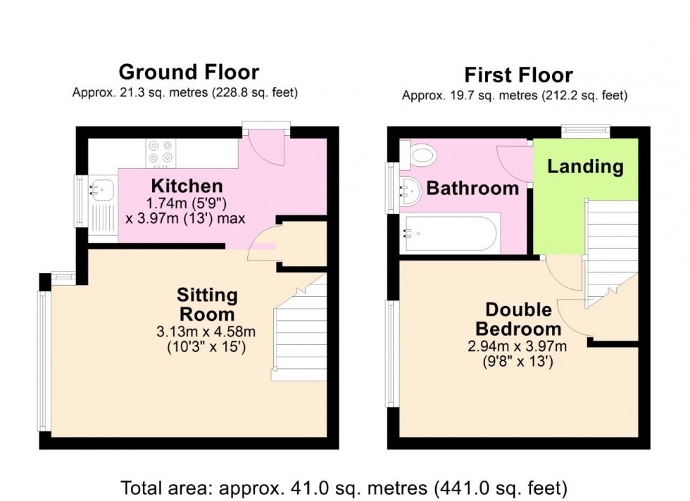 Floorplan for 17 Parker Drive, Bedale
