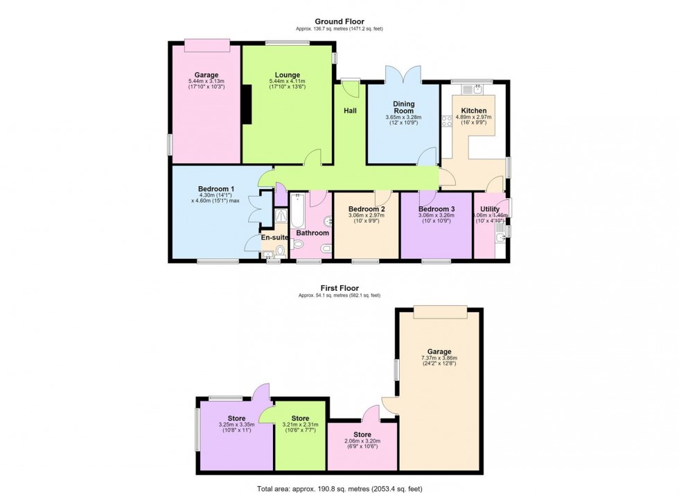 Floorplan for Church Close, Leeming, Northallerton