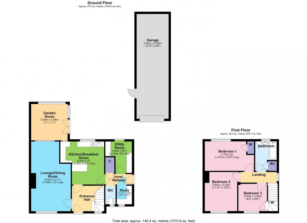 Floorplan for Bridge Road, Brompton On Swale, Nr Richmond