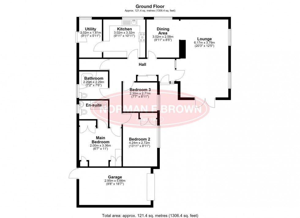 Floorplan for Back Lane, Aiskew, Bedale